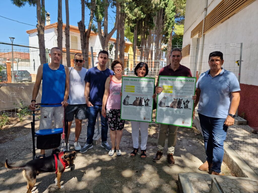 Señalización de la colonia felina del antiguo IES Diego de Siloé